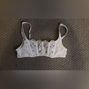 Savage X Fenty White Lace Bralette